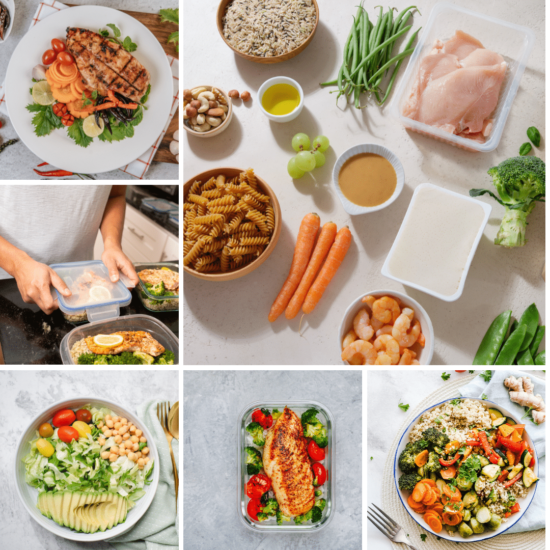 healthy chicken bowls