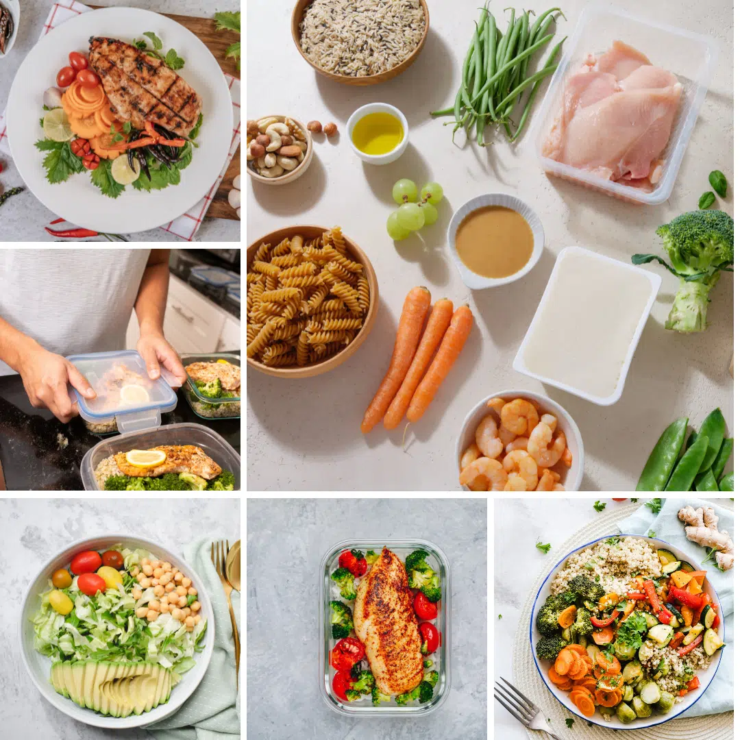healthy chicken bowls