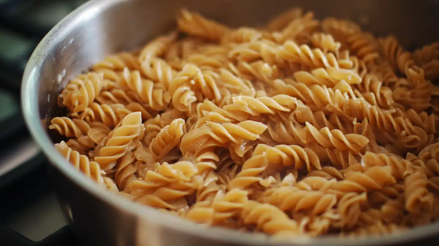 Boiling whole wheat pasta Pasta cooking for chicken sausage pasta