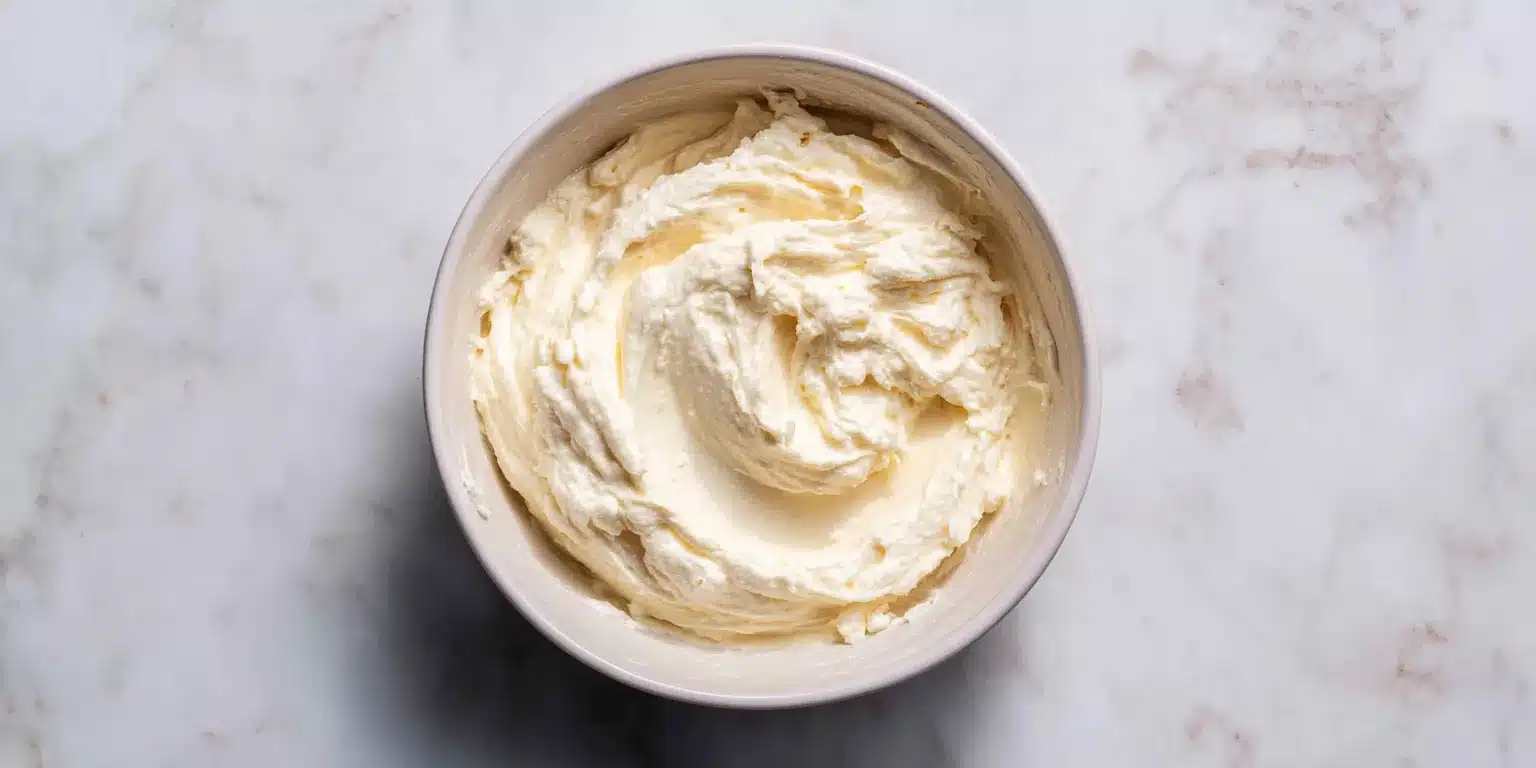 Mixing yogurt and mustard in bowl Combining ingredients for canned chicken healthy recipes