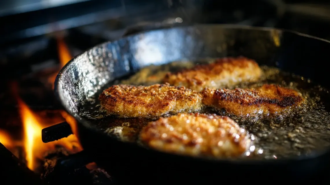 Searing chicken in cast iron skillet Chicken cooking for cowboy chicken recipe