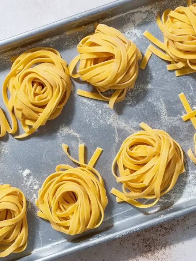 A step-by-step guide on how to make fresh pasta from scratch using basic ingredients.