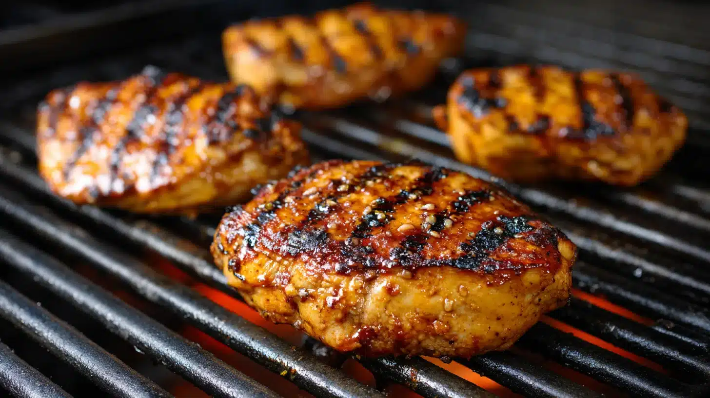 4Grilling marinated chicken thighs Grilling chicken for grilled chicken teriyaki Panda Express recipe
