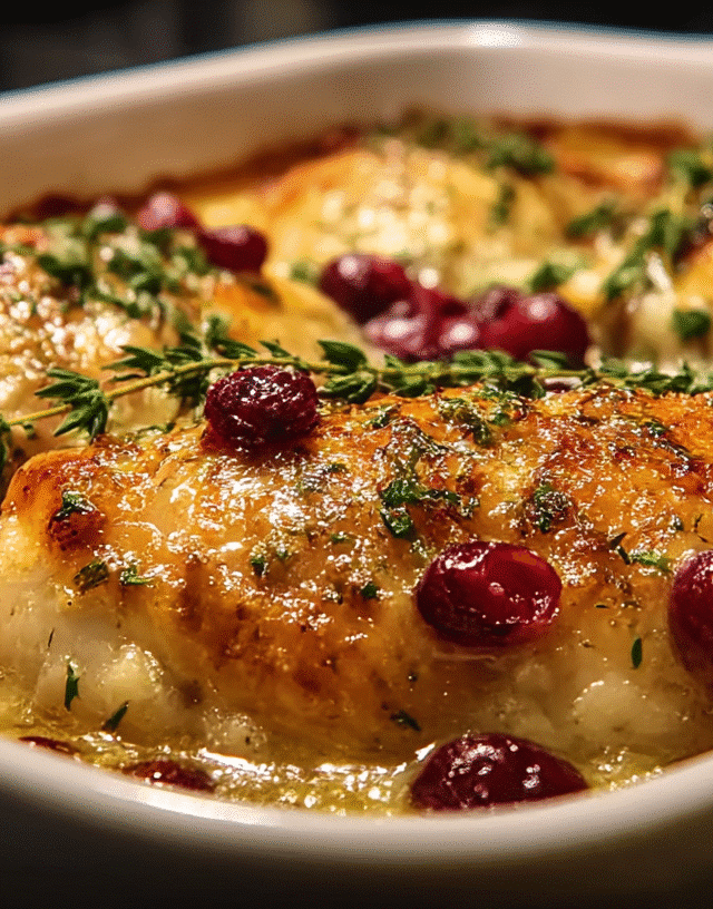 cranberry chicken casserole