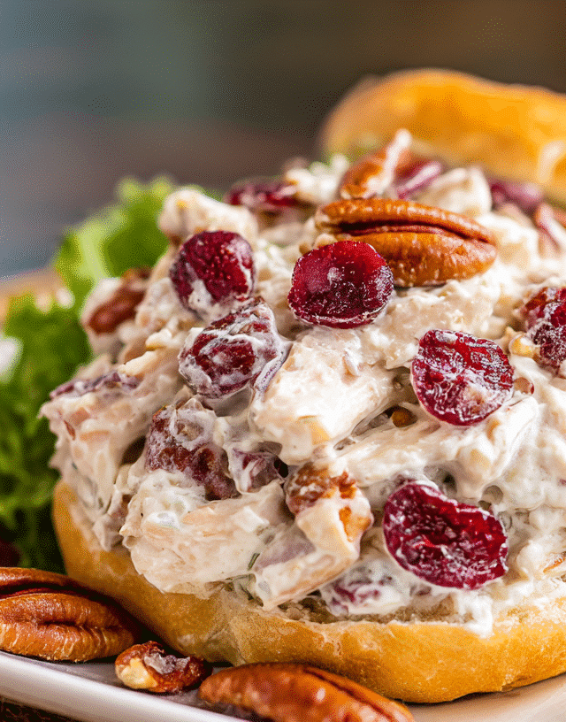 Cranberry Pecan Chicken Salad