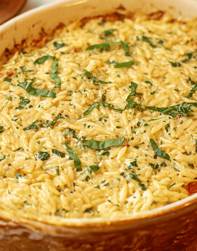 Orzo Boursin Bake Oven