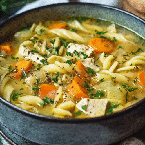 Vegan Chicken Noodle Soup