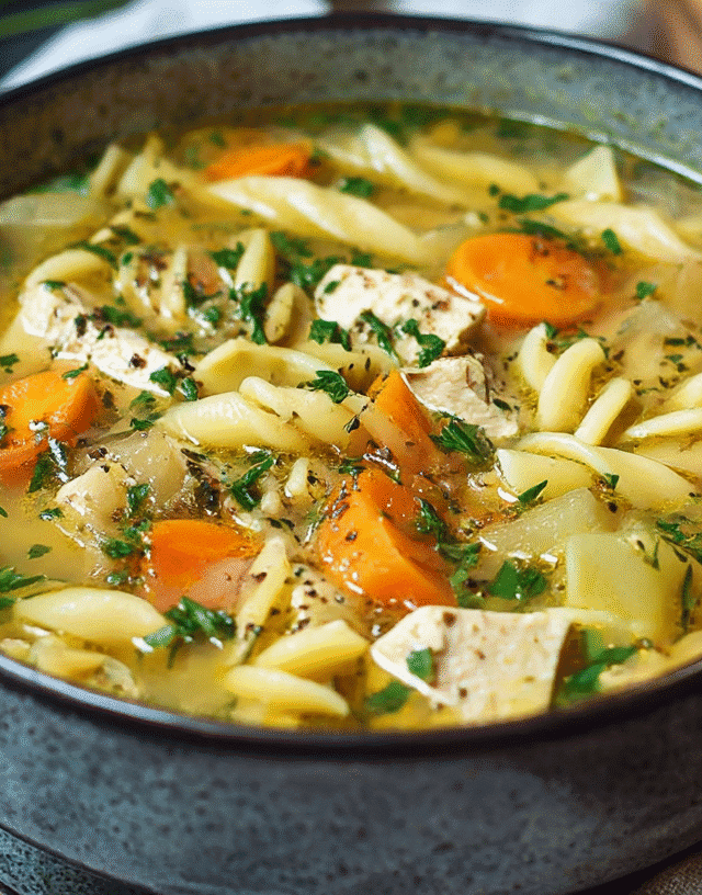 Vegan Chicken Noodle Soup