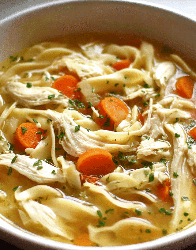 Simple Chicken Noodle Soup Recipe