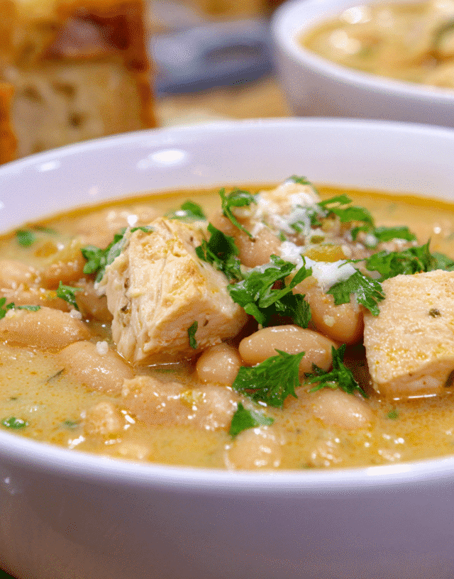 Creamy White Chicken Chili