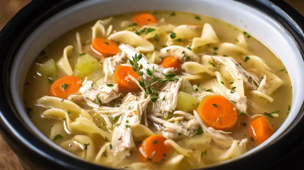 healthy crockpot chicken noodle soup recipes