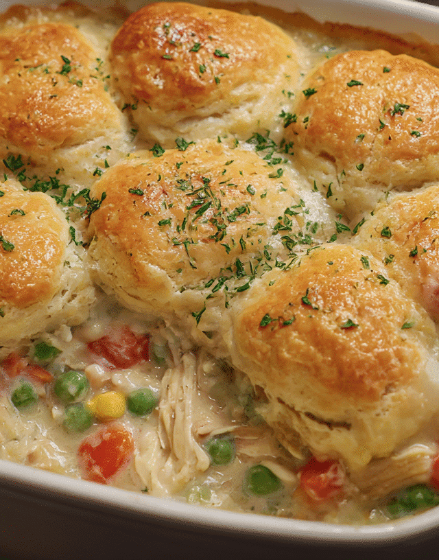 healthy Easy Chicken Pot Pie Casserole 2025