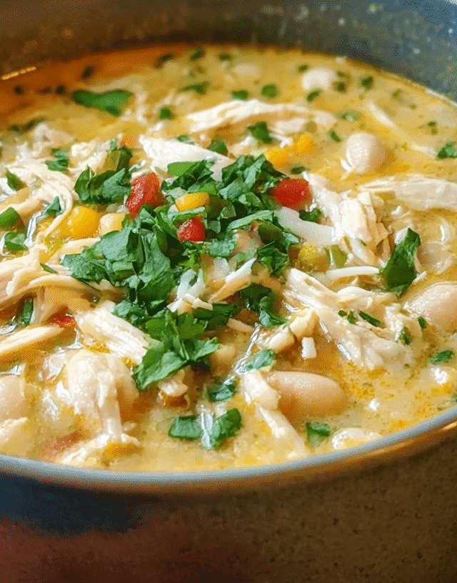 Stovetop White Chicken Chili