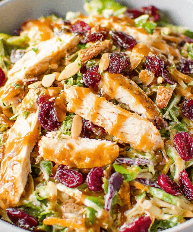 Asian Chicken Cranberry Salad Recipe