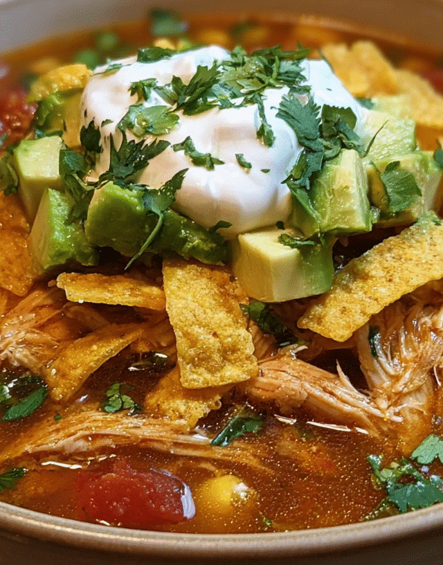 Instant Pot Chicken Tortilla Soup