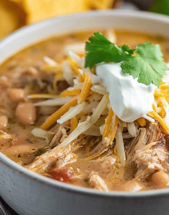 Crock Pot White Chicken Chili