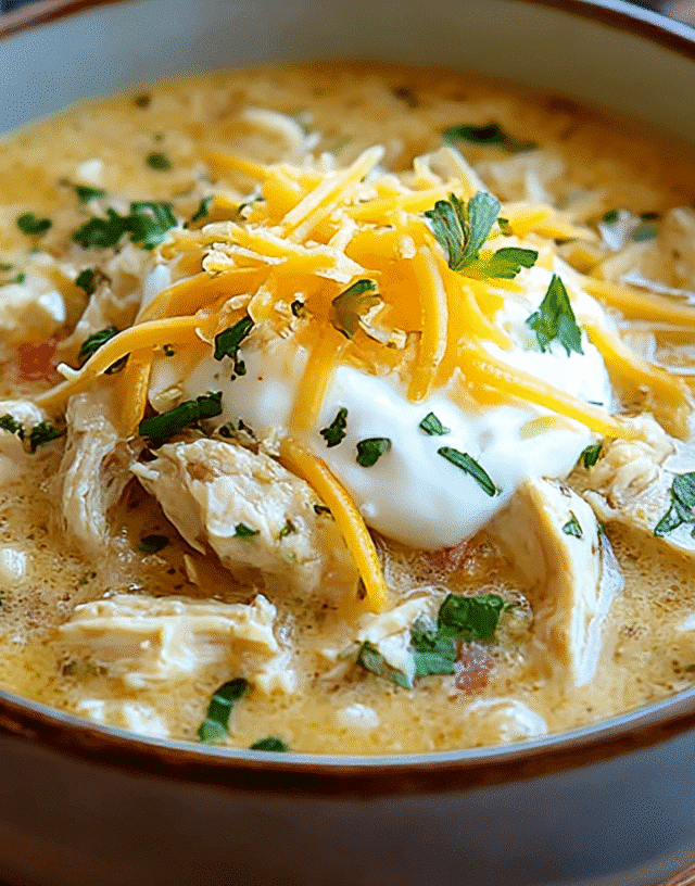 Keto White Chicken Chili