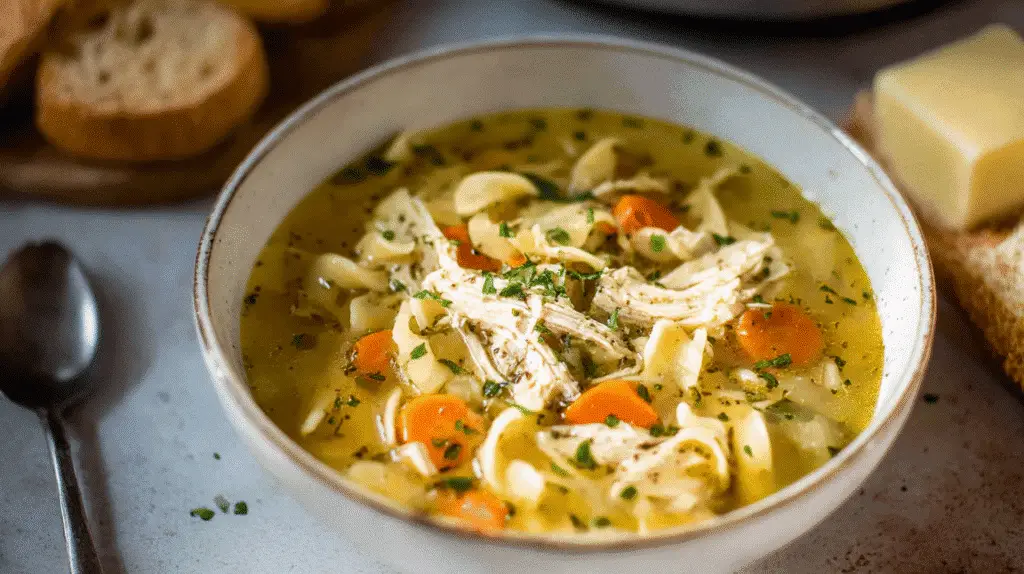 Instapot Chicken Noodle Soup