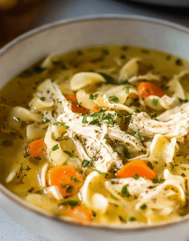 Instapot Chicken Noodle Soup