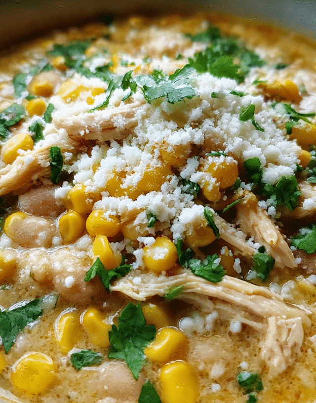Mexican Street Corn White Chicken Chili