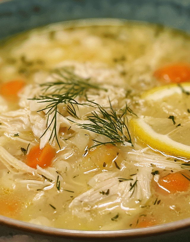 Greek Lemon Chicken Soup