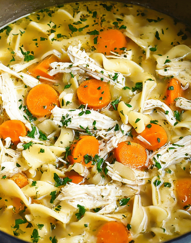 healthy Instant Pot Chicken Noodle Soup