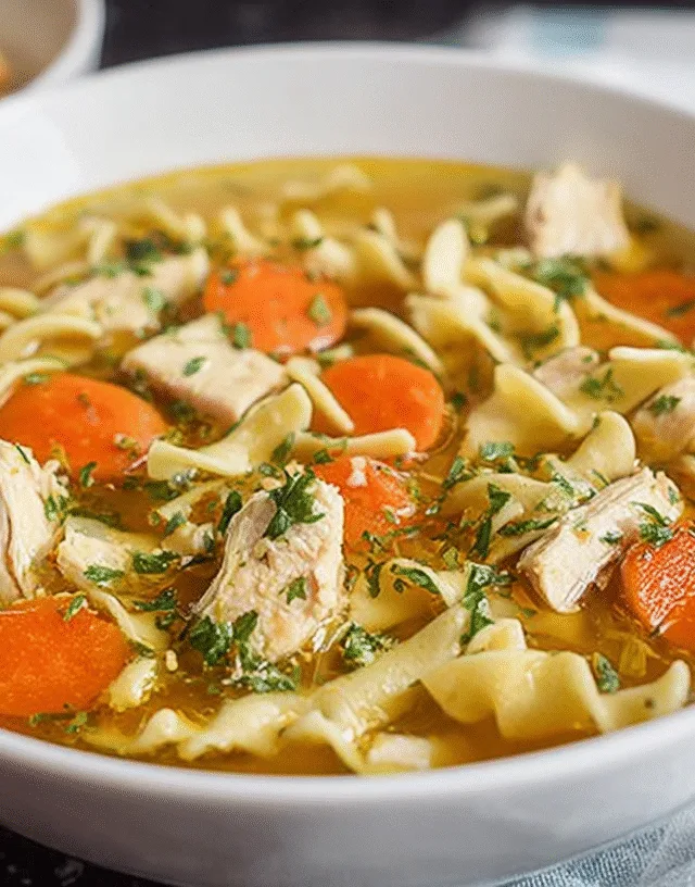 homemade chicken noodle soup instant pot