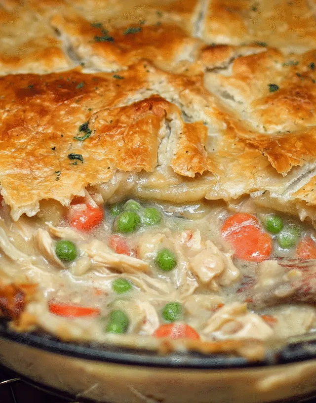 easy chicken pot pie with rotisserie chicken 2025