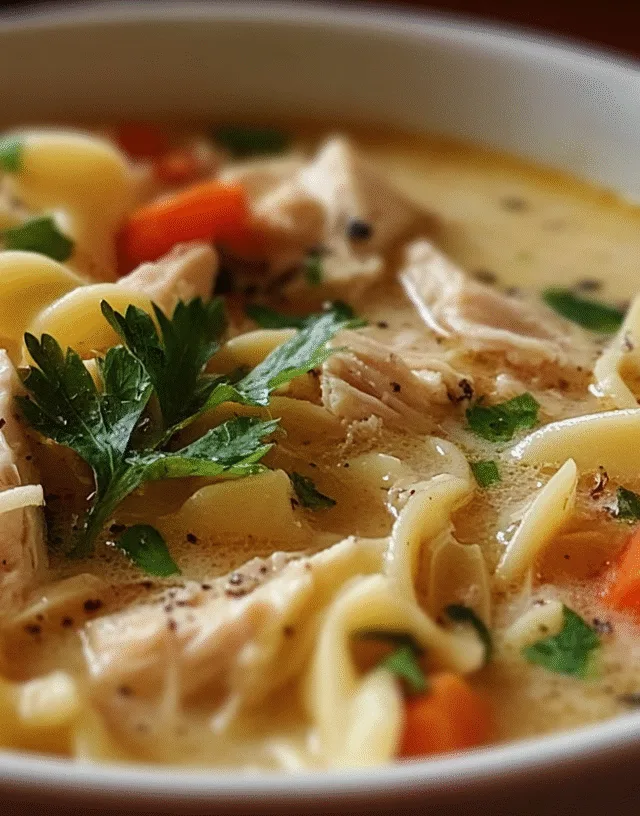 Chicken Noodle Soup From Scratch