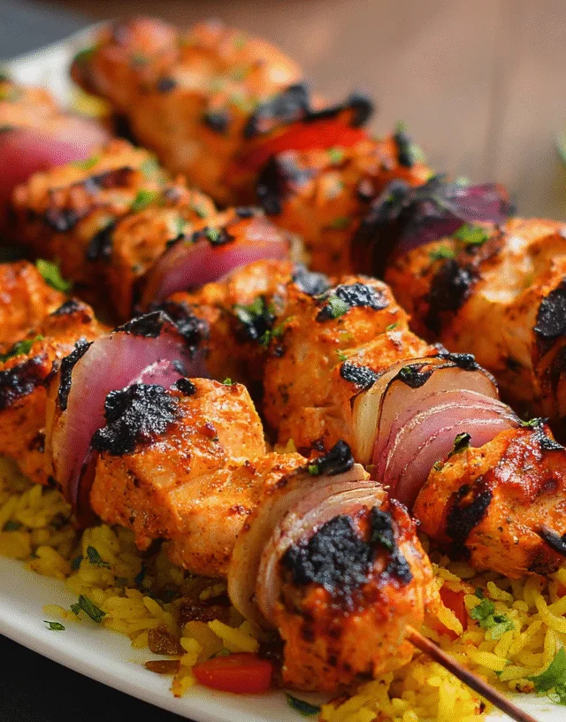 Middle Eastern-Style Grilled Chicken Kabobs
