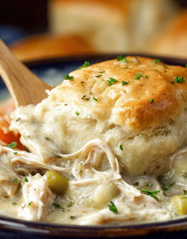Slow Cooker Chicken Pot Pie