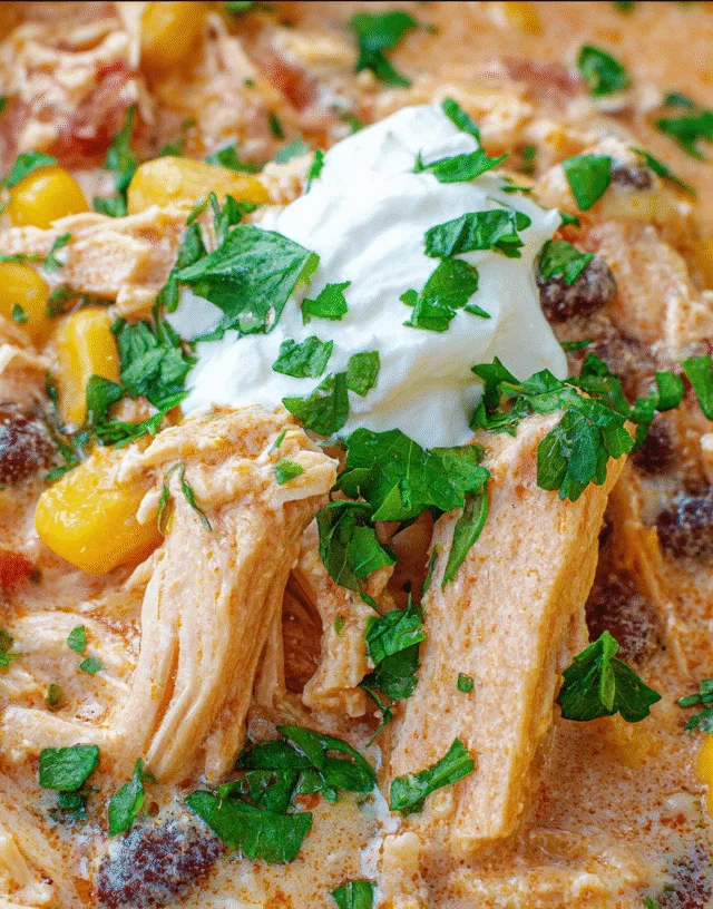 Cream Cheese Chicken Chili Crock Pot