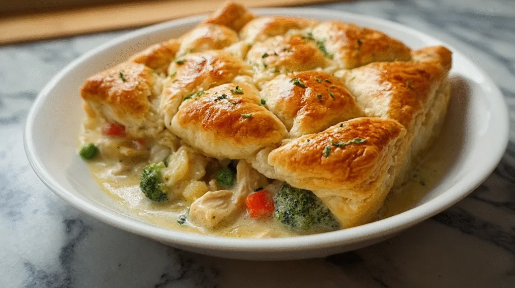 Biscuit Chicken Pot Pie