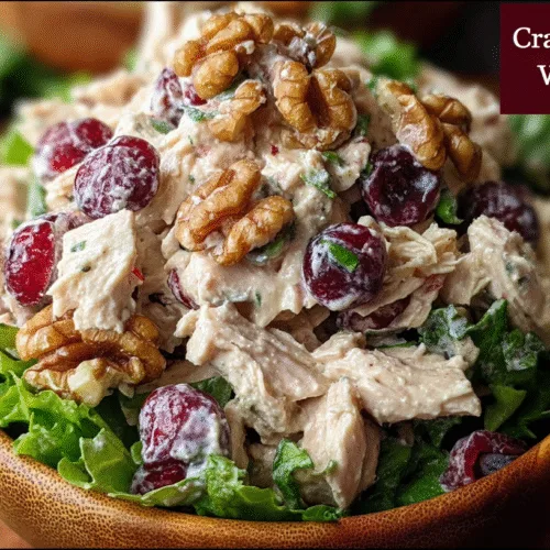 Cranberry Walnut Chicken Salad recipe panera