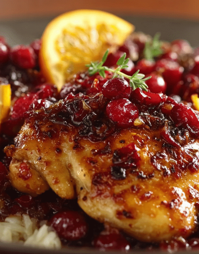 Cranberry Orange Chicken