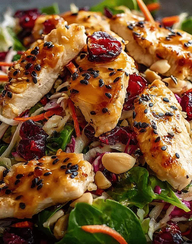 Asian Chicken Cranberry Salad recipe epic