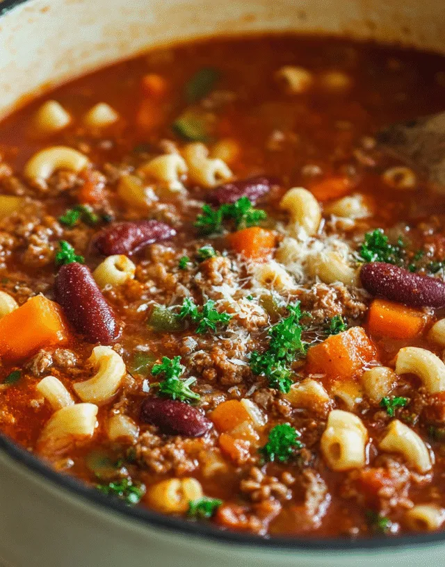 Pasta Fagioli Soup