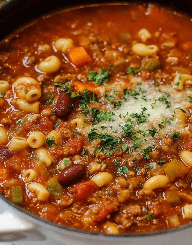 Pasta Fagioli Soup Olive Garden