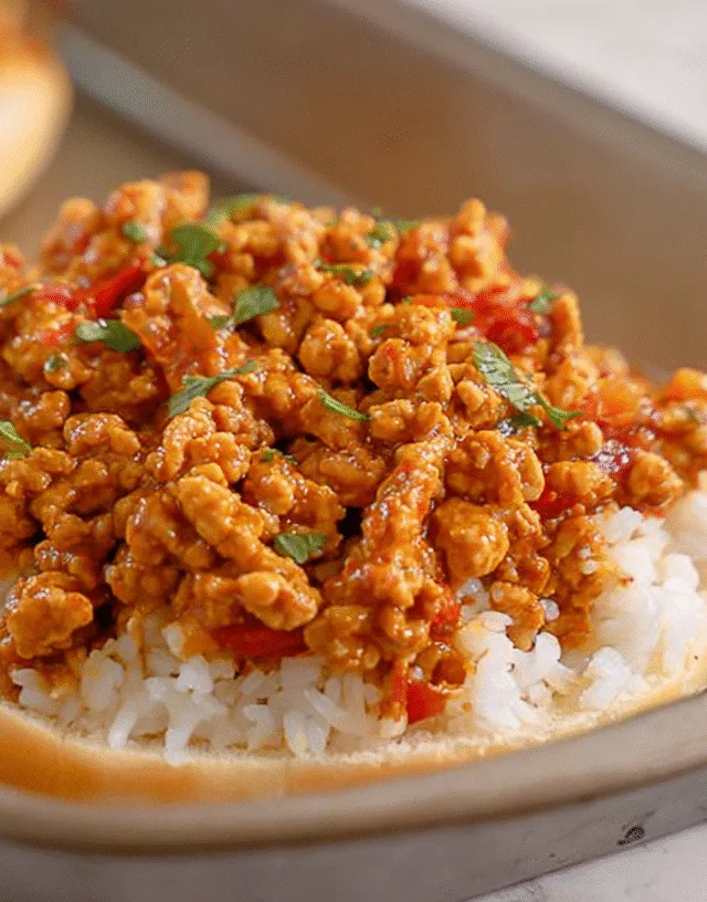 easy ground chicken dinner