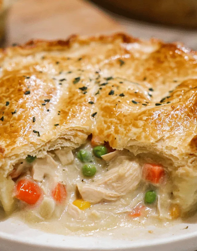 healthy chicken pot pie recipe