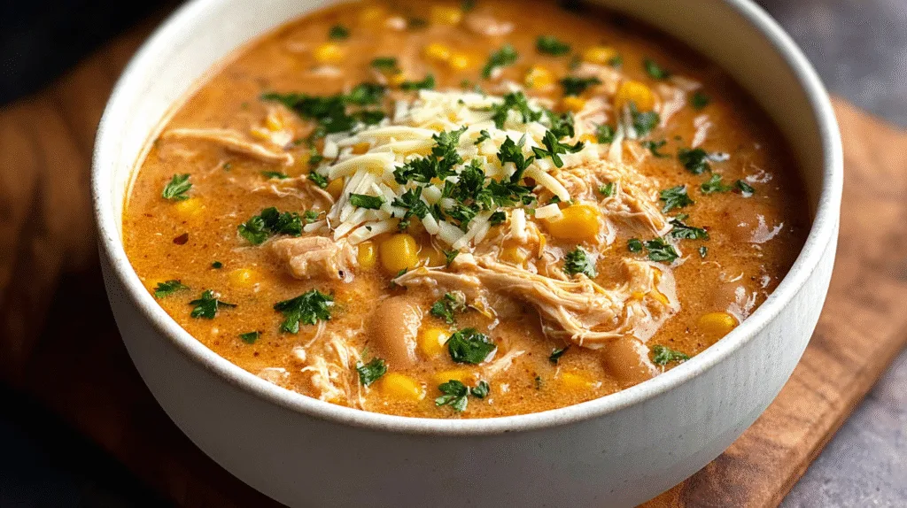 Shredded Chicken Chili