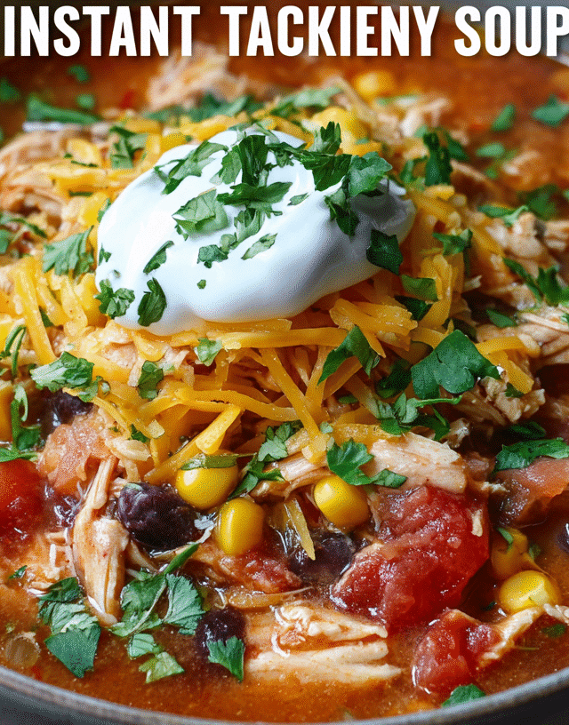 Instant Pot Chicken Taco Soup