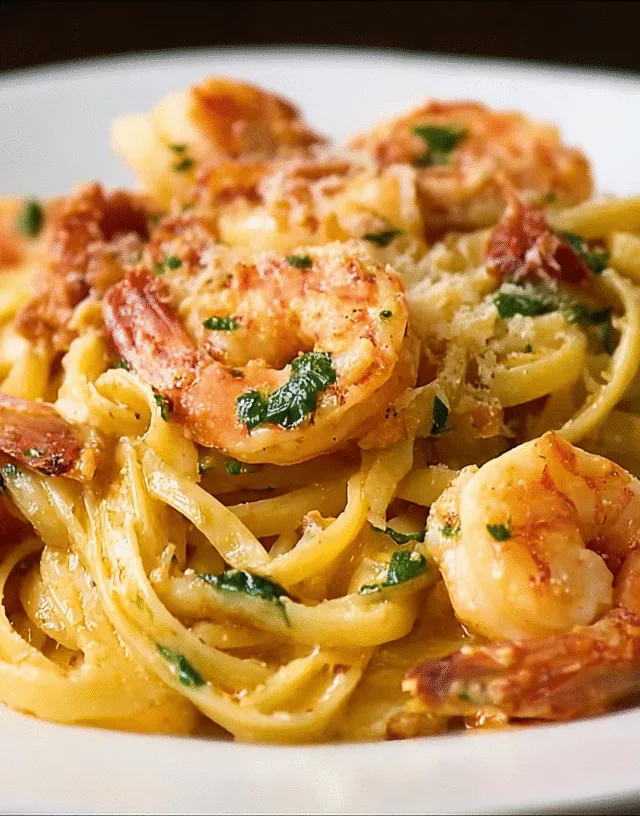 shrimp pasta for date night