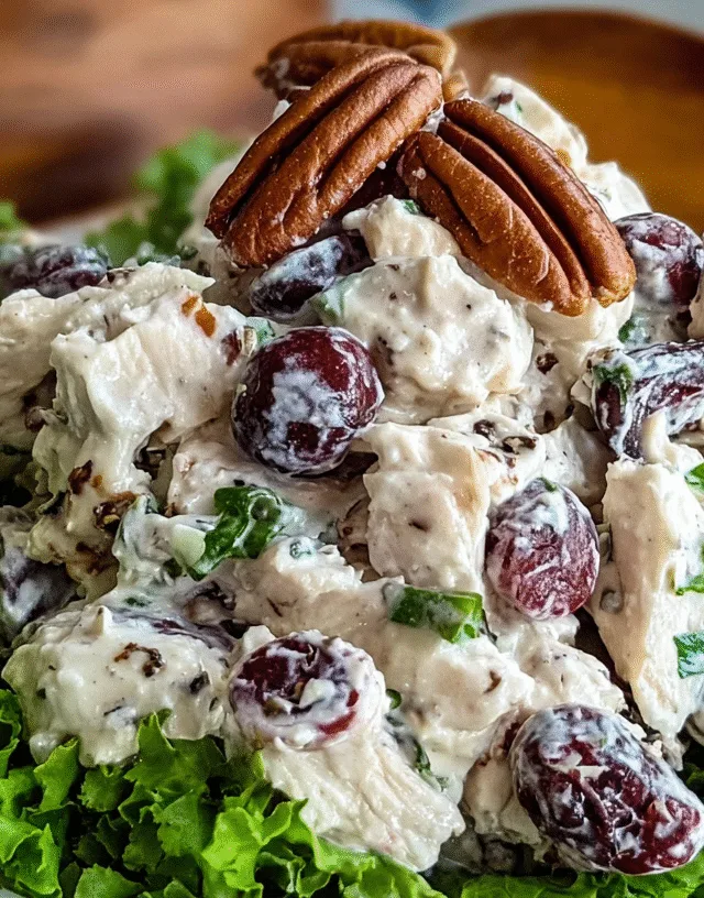 healthy chicken salad with cranberries and pecans 2025