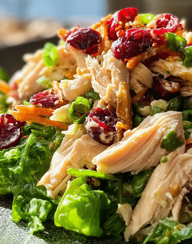 Asian Chicken Cranberry Salad Recipe