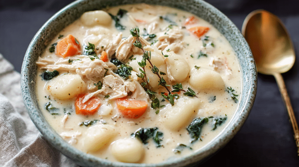 Instant Pot Chicken Gnocchi Soup
