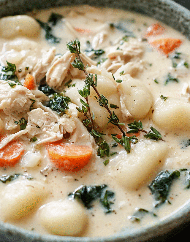 Instant Pot Chicken Gnocchi Soup