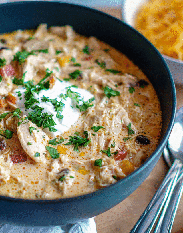 Cream Cheese Chicken Chili
