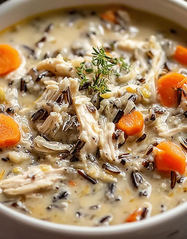 Instant Pot Chicken Wild Rice Soup