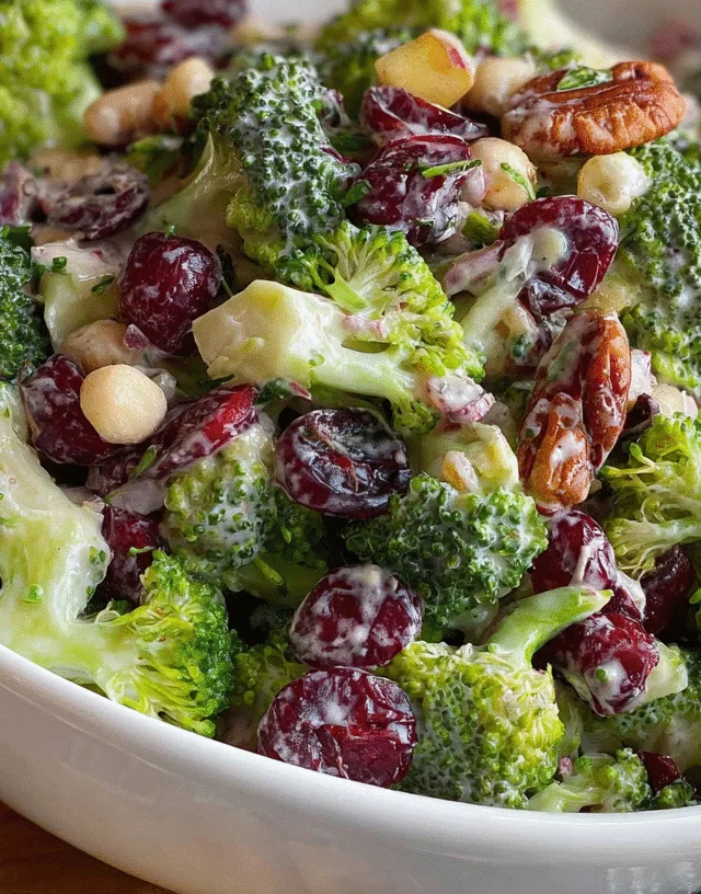 Broccoli Cranberry Salad
